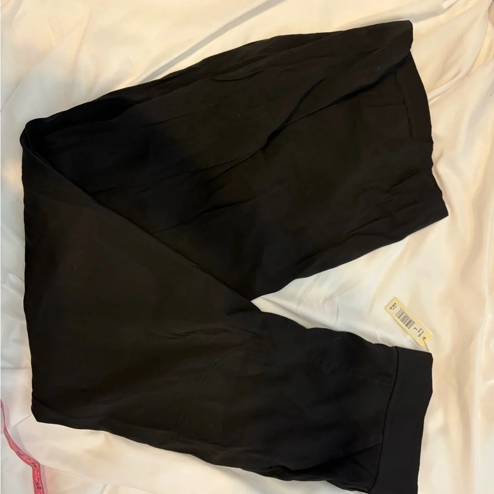 Max Studio Black Elastic Waist Pants - Picture 1 of 4